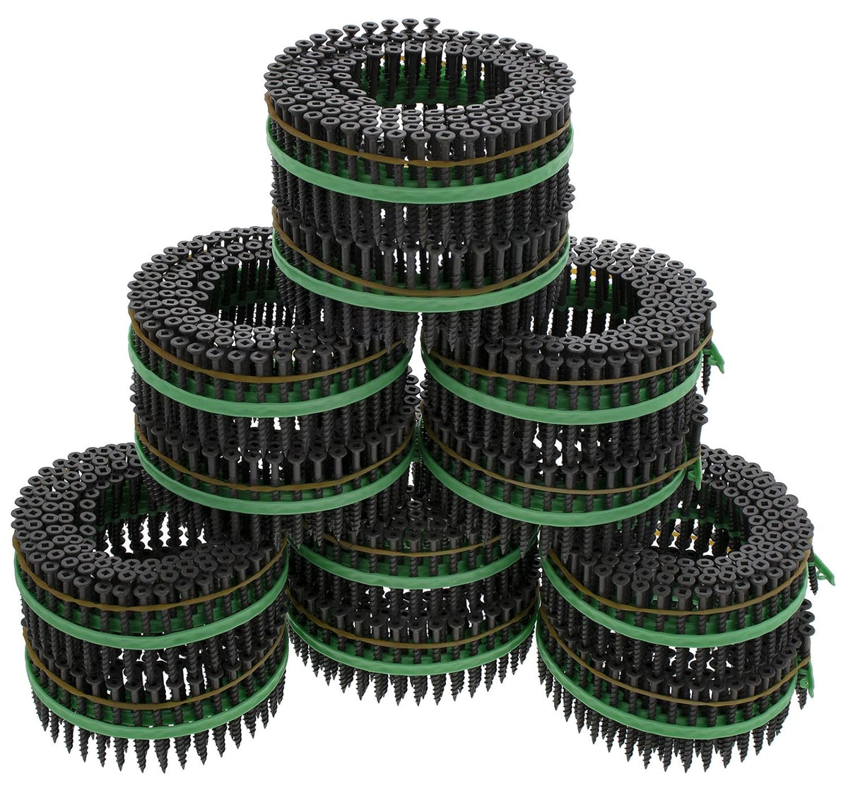 MURO Gray Epoxy Shield Guard #8 x 2' Square Flathead Exterior Wood Deck Screws for Speed Driver