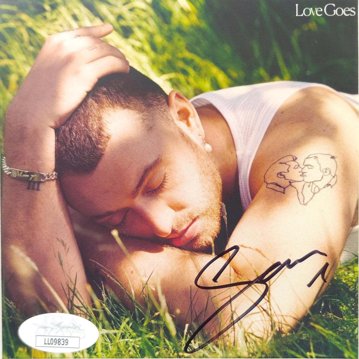 Autographed Sam Smith Love Goes CD Framed JSA Authentic Grammy Winner Pop R&B Soul