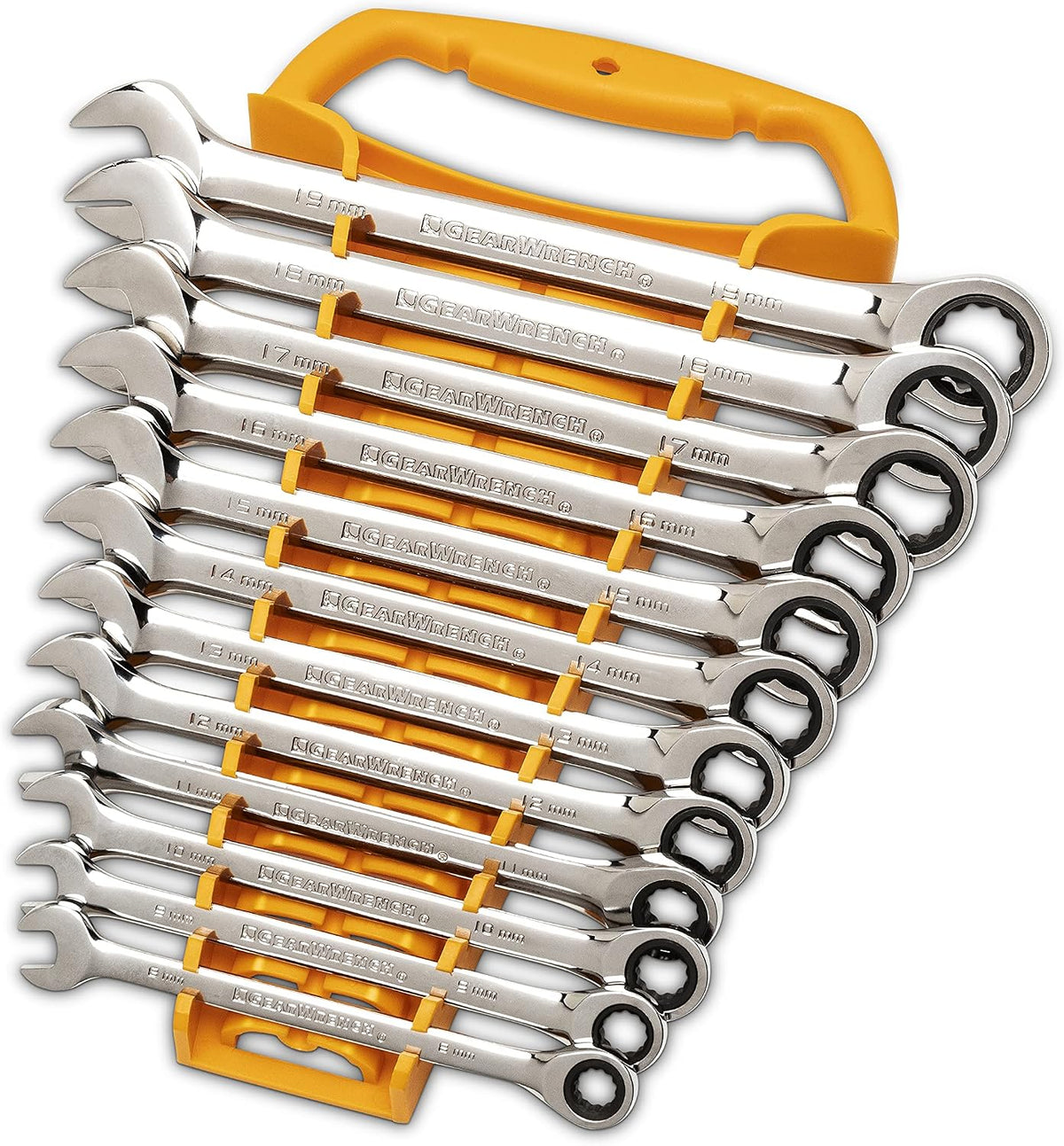 GEARWRENCH 25 Pc. Combination Ratcheting Wrench Set, SAE/MM - 86700 (Pack of 2)