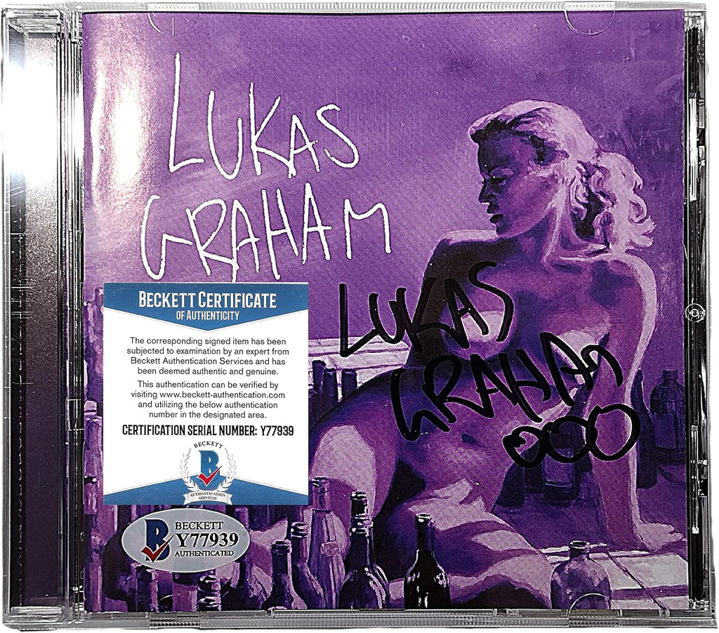 Lukas Graham Signed CD Insert 3 The Purple Album, Beckett BAS Authentic COA, Pop Soul Autographed Memorabilia