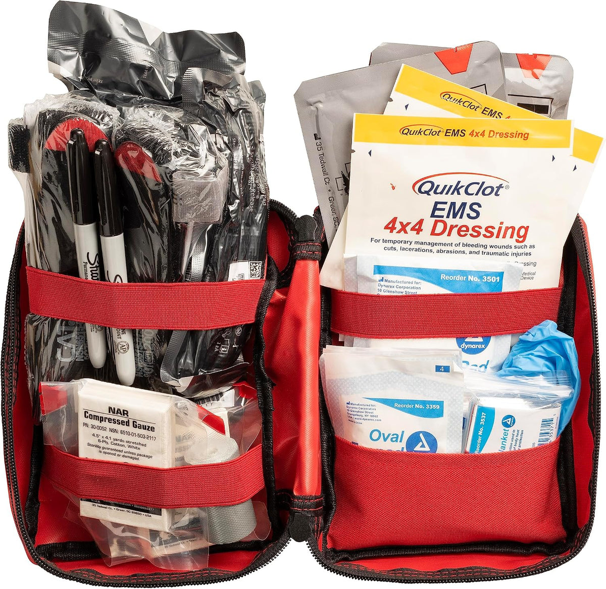 Scherber Public Access Bleeding Control Kit | Trauma Equipment, First Aid Supplies & NAR Tourniquet Pack for Gunshot Wound & Hemorrhage | Medical Professional & Emergency Rescue | Double, Advanced