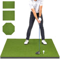 GoSports Elite Golf Hitting Mat for Indoor and Outdoor Practice - Withstands Thousands of Shots - Heavy-Duty Turf Driving Range Mats Works with Golf Simulators - Includes 3 tees - Choose Your Size
