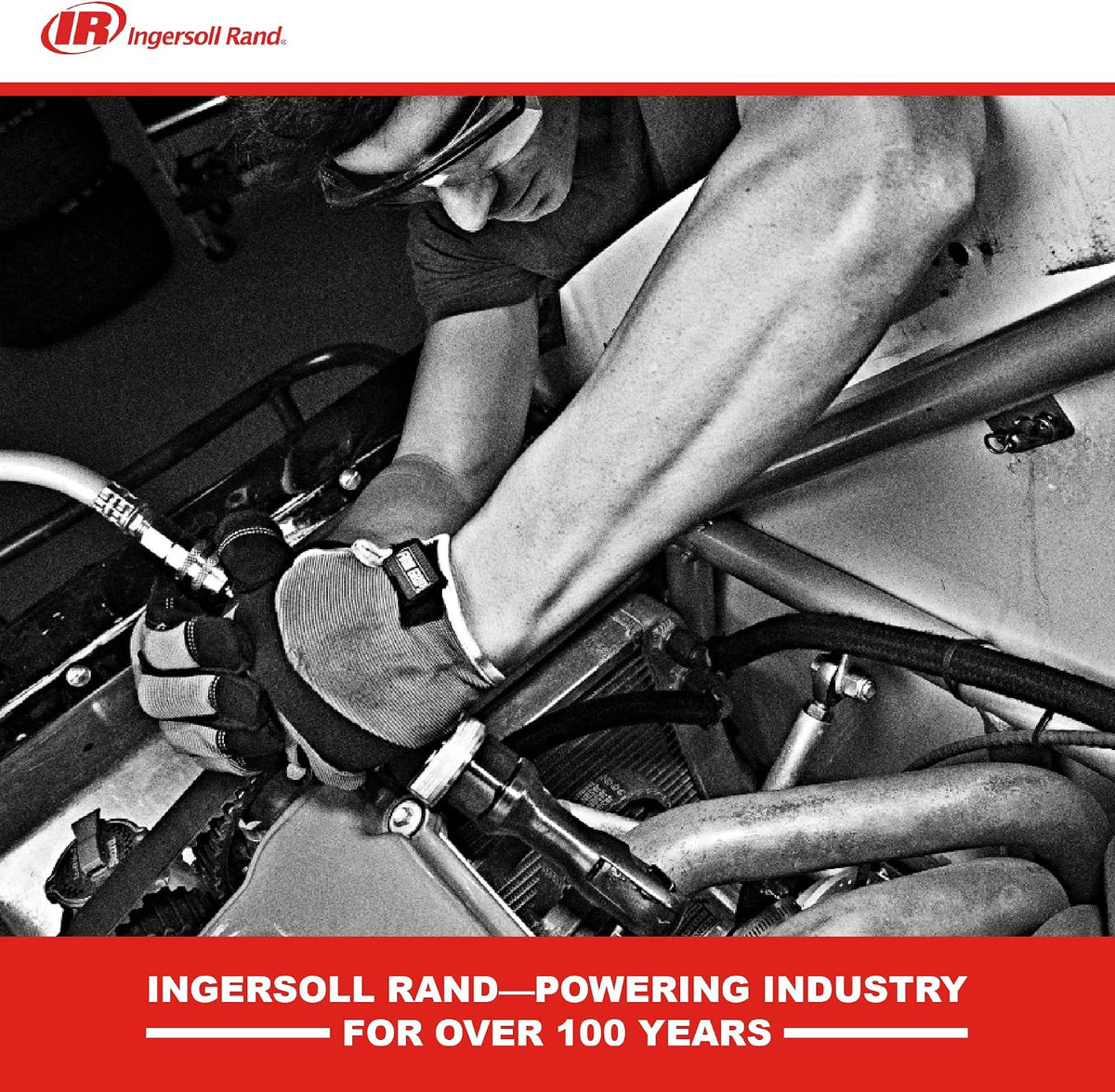 Ingersoll Rand 15QMAX 3/8' Air Impact Wrench, Quiet, Ultra Compact, 475 ft-lbs Nut-busting Torque,