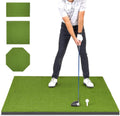 GoSports Elite Golf Hitting Mat for Indoor and Outdoor Practice - Withstands Thousands of Shots - Heavy-Duty Turf Driving Range Mats Works with Golf Simulators - Includes 3 tees - Choose Your Size