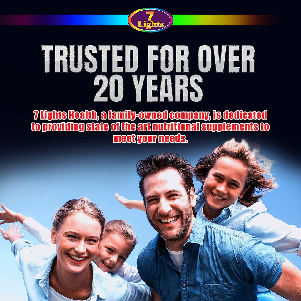 7 Lights Sulfur Defense, Pure 99.9% MSM (Methylsulfonylmethane) Crystals, 1 Pound, Case Pack of 12