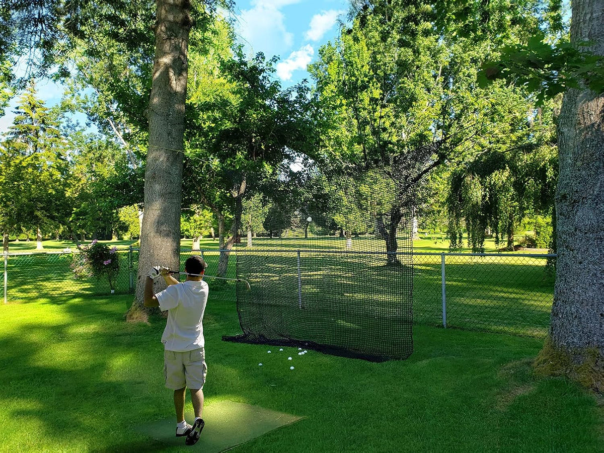 IUZEAI Golf Practice Net - Heavy Duty Nylon Netting, 10x10ft/10x15ft/10x20ft