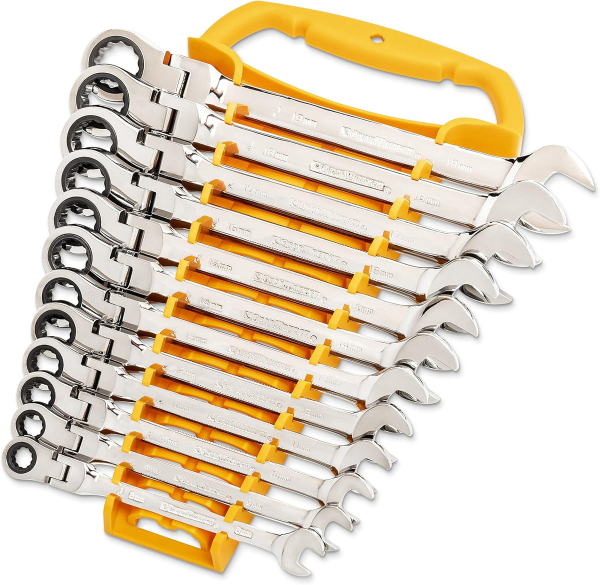 GEARWRENCH 25-Pc. Flex Combination Ratcheting Wrench Set, SAE/MM - 86730