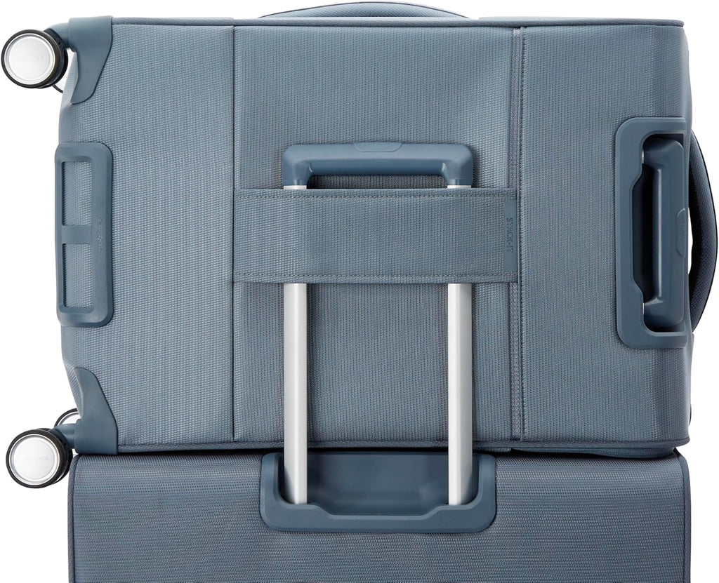 Samsonite UpLIFT Lightweight Softside Carry-On Luggage with Spinner Wheels - Expandable - Airline-Approved, Polyester Soft Suitcase for Ultra Light Travel - Elemental Blue
