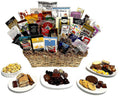 Hand-Crafted 43 Piece customizable chocolate gift basket of gourmet chocolates, cookies, and crunches. Tasty treats selected for businesses, clients, employees, birthdays, thank you and more!