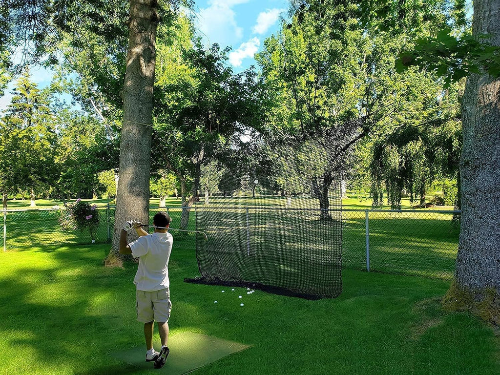 IUZEAI Golf Practice Net - Heavy Duty Nylon Netting, 10x10ft/10x15ft/10x20ft