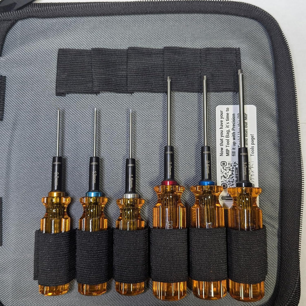 MIP RC Tool Kit Metric Hex & Nut Driver Set for Traxxas, Arrma, Losi, Axial, Tamiya, Redcat, Kyosho, Team Associated, Tekno, XRay, HPI