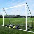 QuickPlay Kickster Elite Portable Soccer Goals - Ultra Fast Setup Weighted Training Goals for Backyard, Turf & Indoor Use - Durable Soccer Nets for Home & Team Practice