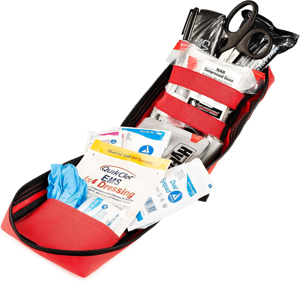 Scherber Public Access Bleeding Control Kit | Trauma Equipment, First Aid Supplies & NAR Tourniquet Pack for Gunshot Wound & Hemorrhage | Medical Professional & Emergency Rescue | Single, Advanced
