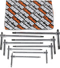 Beta 951/S8 Set of 8 2mm-6mm Metric Sliding T-Handle Hex Keys | High Torque & Fast Spinning T-Handle Design | Calibrated Hex Ends | Made in Italy