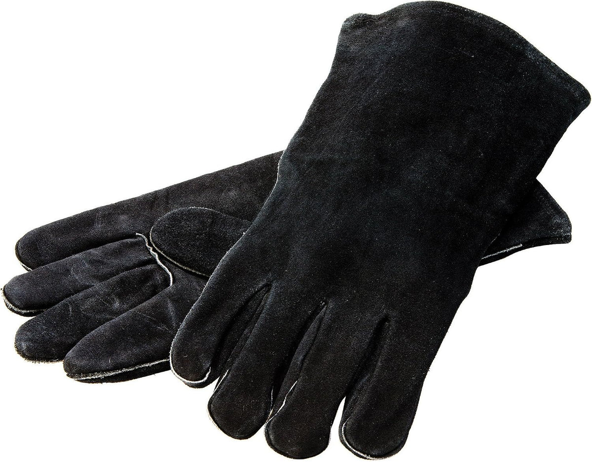 Lodge Cast Iron Cookware Set with Accessories - Five-Piece Cast Iron Cookware Set with Reversible Grill/Griddle, Wok, Handles and Leather Gloves
