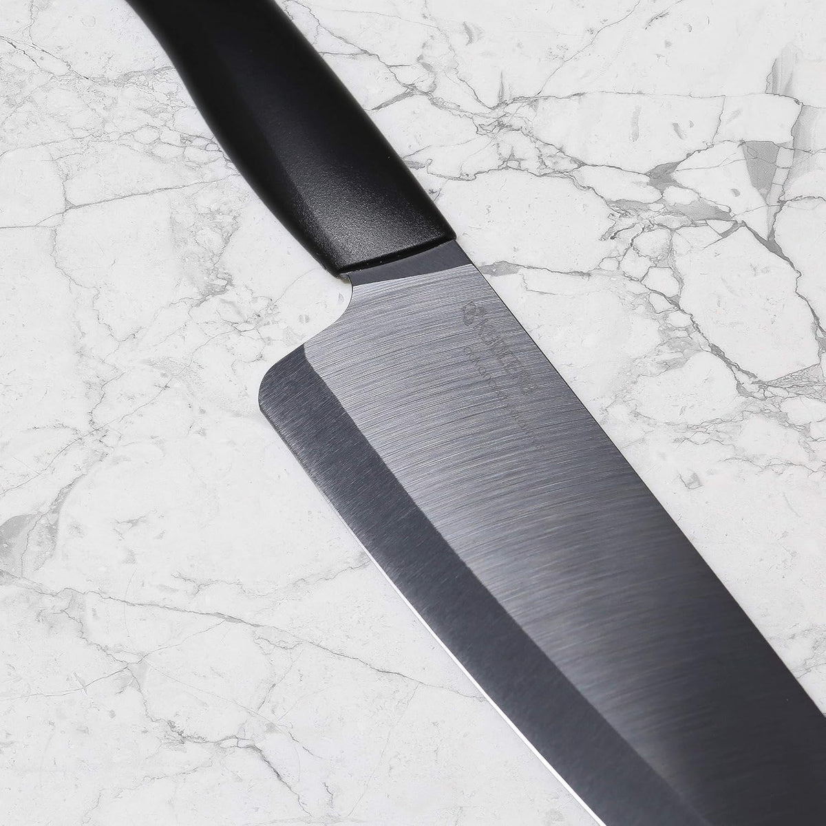 Kyocera FK-3PC-BKBK Ceramic Advanced Knife Set, 5.5' 4.5' 3', Black Handle With Black Blade