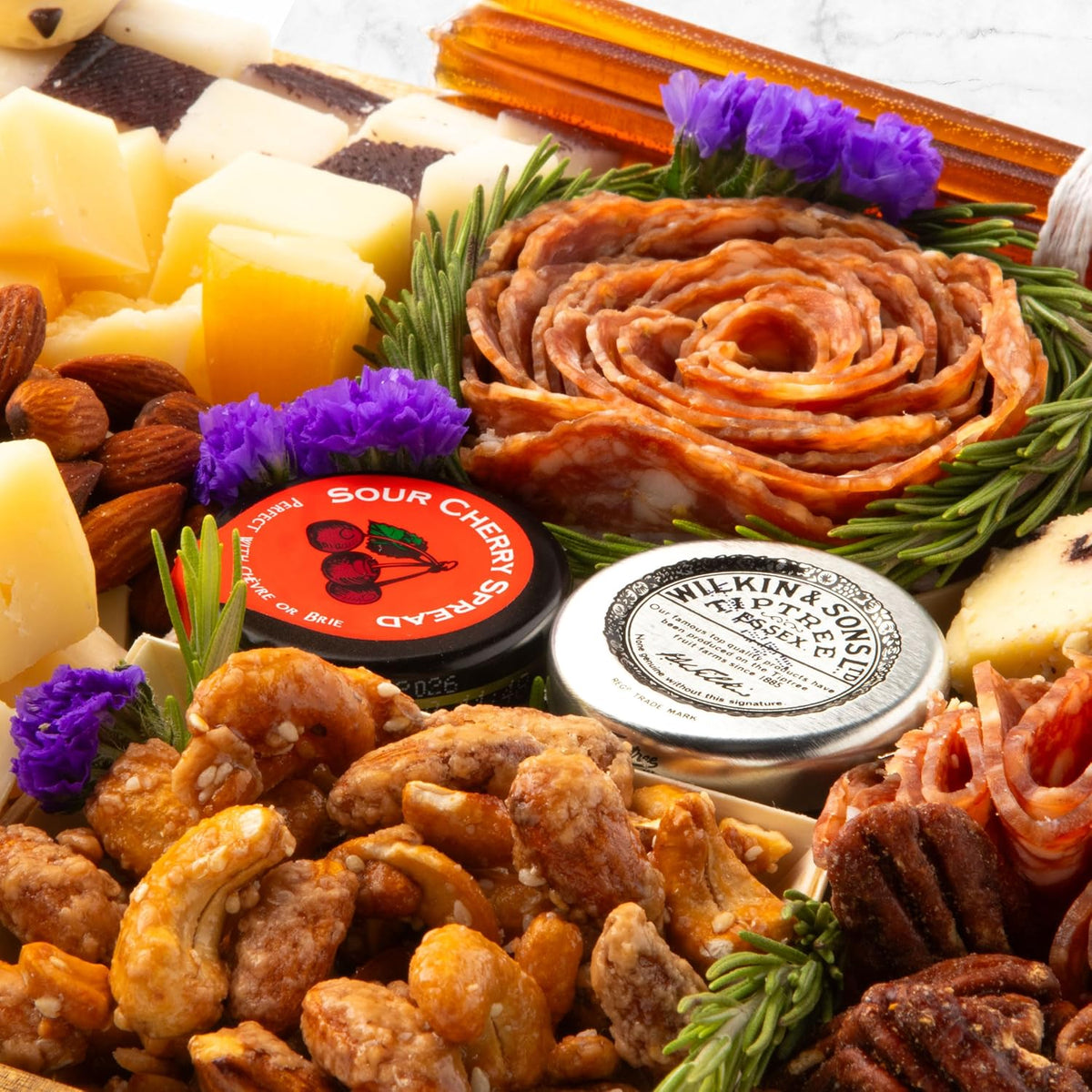 Nibble Charcuterie Premium Meat & Cheese Board, Ready to Serve Charcuterie Board Christmas, Holiday, Birthday, Corporate Gifts, Serves 6-9