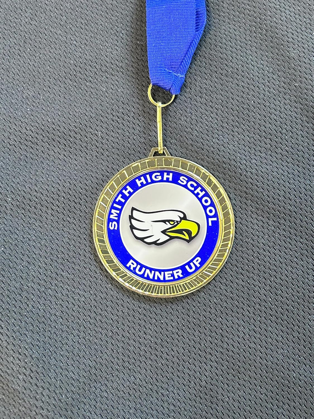 Express Medals Various Styles (Packs of 12 to 500) of Full Color Custom Logo Design Gold Silver Bronze Medals Trophy Award with Choice of Neck Ribbon Medal Trophies Gift Prize Tournament Awards