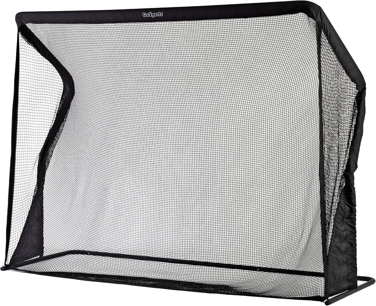 GoSports Elite Golf Practice Hitting Net with Steel Frame - Indoor and Outdoor Use - Portable Golf Net - Durable Netting - 7' or 10' Size