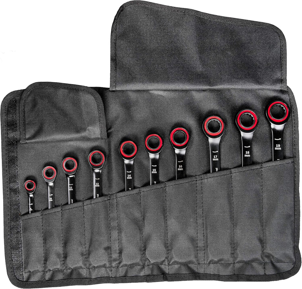 Bosch Professional Spanner Set 10-Piece (8/10/12/13/14/15/16/17/18/19 mm, in Bag)