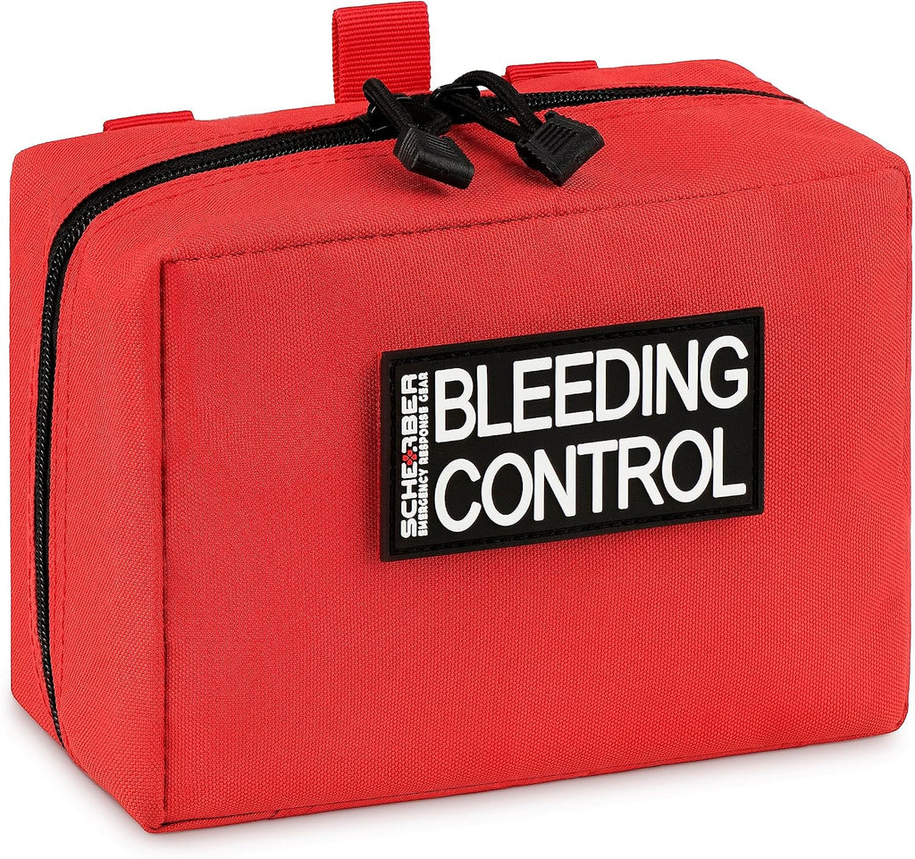Scherber Public Access Bleeding Control Kit | Trauma Equipment, First Aid Supplies & NAR Tourniquet Pack for Gunshot Wound & Hemorrhage | Medical Professional & Emergency Rescue | Double, Advanced