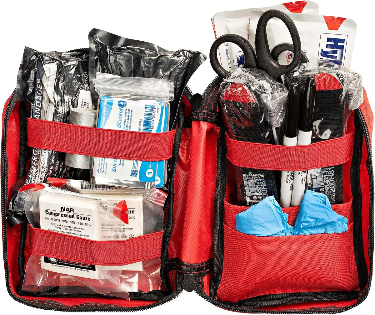 Scherber Public Access Bleeding Control Kit | Trauma Equipment, First Aid Supplies & NAR Tourniquet Pack for Gunshot Wound & Hemorrhage | Medical Professional & Emergency Rescue | Double, Medium
